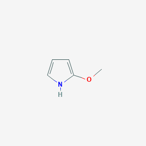 molecular formula C5H7NO B12984263 2-Methoxy-1h-pyrrole CAS No. 71580-13-7