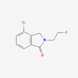 molecular formula C10H9BrFNO B12984271 4-Bromo-2-(2-fluoroethyl)isoindolin-1-one CAS No. 1245644-69-2