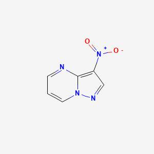 molecular formula C6H4N4O2 B1298430 3-Nitropyrazolo[1,5-a]pyrimidine CAS No. 55405-64-6