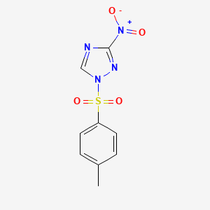 molecular formula C9H8N4O4S B1298433 1-(p-Toluenesulfonyl)-3-nitro-1,2,4-triazole CAS No. 77451-51-5
