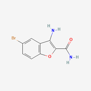 3-Amino-5-bromobenzofuran-2-carboxamide