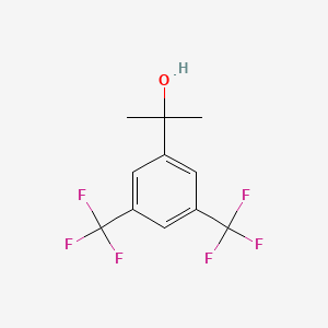 molecular formula C11H10F6O B1298441 2-(3,5-Bis(trifluoromethyl)phenyl)propan-2-ol CAS No. 67570-38-1
