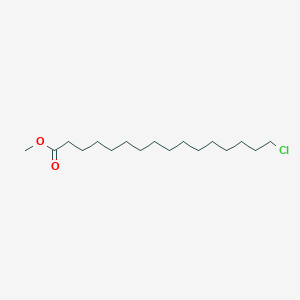 molecular formula C17H33ClO2 B12984411 16-Chlorohexadecanoic acid, methyl ester 
