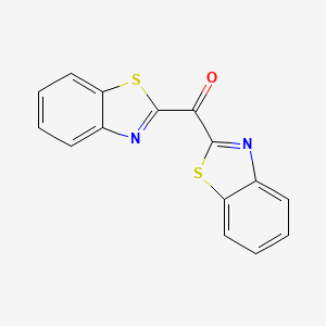 molecular formula C15H8N2OS2 B1298450 Bis(benzo[d]thiazol-2-yl)methanone CAS No. 4464-60-2