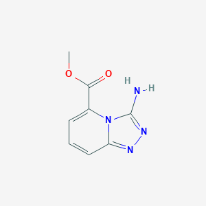 molecular formula C8H8N4O2 B12984614 Methyl 3-amino-[1,2,4]triazolo[4,3-a]pyridine-5-carboxylate 