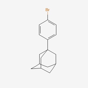 molecular formula C16H19B B1298462 1-(4-Bromophenyl)adamantane CAS No. 2245-43-4