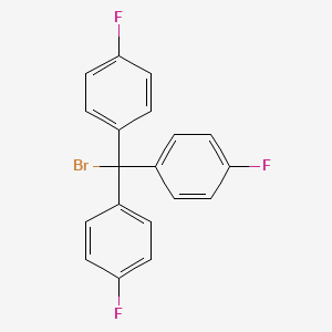 molecular formula C19H12BrF3 B1298464 4,4',4''-Trifluorotrityl Bromide CAS No. 200004-38-2