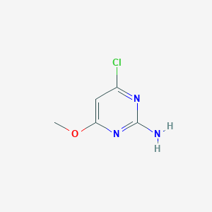 molecular formula C5H6ClN3O B129847 2-Amino-4-chloro-6-methoxypyrimidine CAS No. 5734-64-5