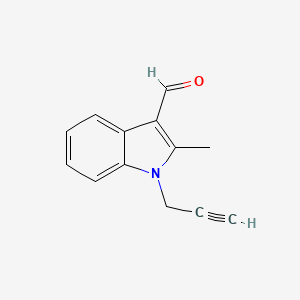 2-Methyl-1-prop-2-ynyl-1H-indole-3-carbaldehyde