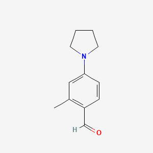 2-Methyl-4-pyrrolidin-1-yl-benzaldehyde