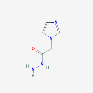 molecular formula C5H8N4O B1298493 2-(1H-Imidazol-1-yl)acetohydrazide CAS No. 56563-00-9