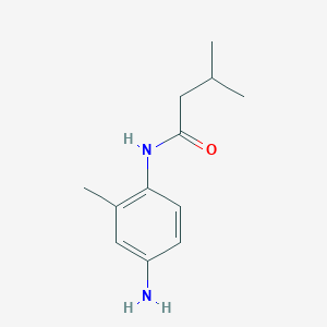 N-(4-amino-2-methylphenyl)-3-methylbutanamide