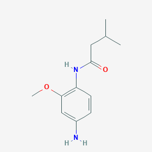N-(4-amino-2-methoxyphenyl)-3-methylbutanamide