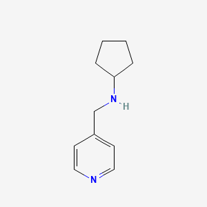 Cyclopentyl-pyridin-4-ylmethyl-amine