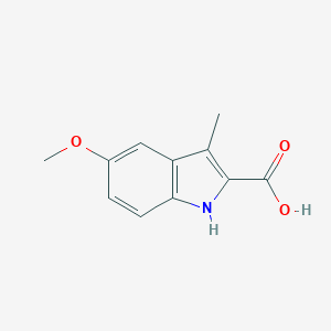 molecular formula C11H11NO3 B129851 5-Methoxy-3-methyl-1H-indole-2-carboxylic acid CAS No. 16381-50-3