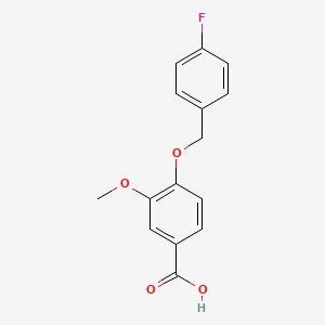 4-[(4-Fluorobenzyl)oxy]-3-methoxybenzoic acid