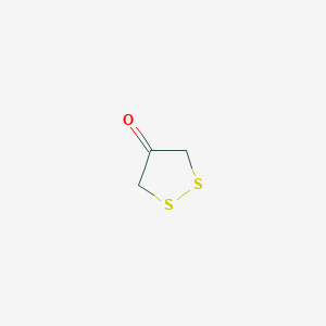 molecular formula C3H4OS2 B12985153 1,2-Dithiolan-4-one CAS No. 25636-65-1