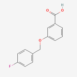 B1298517 3-(4-Fluoro-benzyloxy)-benzoic acid CAS No. 457-97-6