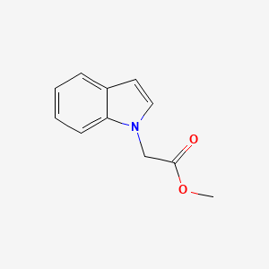 molecular formula C11H11NO2 B1298529 methyl 2-(1H-indol-1-yl)acetate CAS No. 33140-80-6