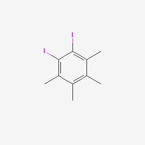 molecular formula C10H12I2 B1298531 1,2-Diiodo-3,4,5,6-tetramethylbenzene CAS No. 5503-82-2