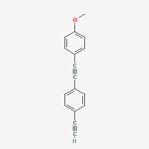 1-Ethynyl-4-((4-methoxyphenyl)ethynyl)benzene