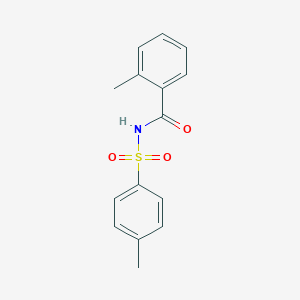 molecular formula C15H15NO3S B129854 2-Methyl-N-tosylbenzamide CAS No. 146448-53-5