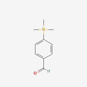 molecular formula C10H14OSi B1298542 4-(三甲基硅基)苯甲醛 CAS No. 2199-32-8