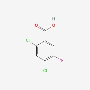 molecular formula C7H3Cl2FO2 B1298549 2,4-二氯-5-氟苯甲酸 CAS No. 86522-89-6