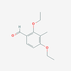 molecular formula C12H16O3 B1298552 2,4-二乙氧基-3-甲基苯甲醛 CAS No. 162976-08-1