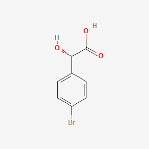molecular formula C8H7BrO3 B1298556 p-Bromomandelic acid, (+)- CAS No. 123484-90-2