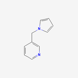 molecular formula C10H10N2 B1298564 3-(Pyrrol-1-ylmethyl)pyridine CAS No. 80866-95-1