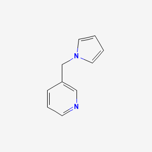 molecular formula C10H10N2 B1298564 3-(1H-Pyrrol-1-ylmethyl)pyridine CAS No. 80866-95-1
