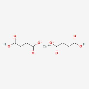 molecular formula C4H8CaO4 B12985778 Calcium bis(hydrogen succinate) CAS No. 27695-01-8