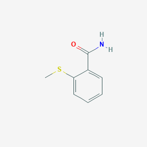molecular formula C8H9NOS B1298581 2-Methylsulfanyl-benzamide CAS No. 54705-16-7