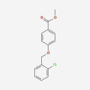 molecular formula C15H13ClO3 B1298589 Methyl 4-[(2-chlorobenzyl)oxy]benzoate CAS No. 128982-49-0