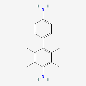 molecular formula C16H20N2 B12985910 Benzidine, tetramethyl- CAS No. 34314-06-2