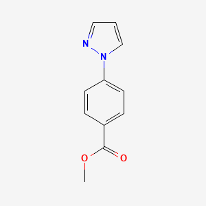 molecular formula C11H10N2O2 B1298592 4-(1H-吡唑-1-基)苯甲酸甲酯 CAS No. 400750-29-0