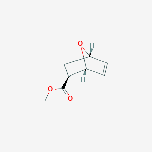 molecular formula C8H10O3 B12986042 Methyl (1R,2S,4S)-7-oxabicyclo[2.2.1]hept-5-ene-2-carboxylate 