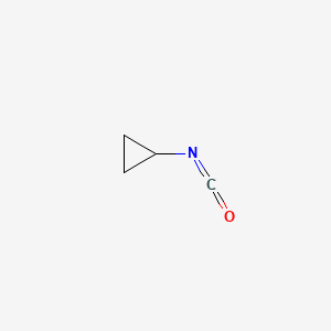 molecular formula C4H5NO B1298619 Isocyanatocyclopropane CAS No. 4747-72-2