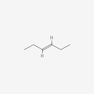 molecular formula C6H12 B1298622 trans-3-Hexene CAS No. 592-47-2