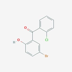 molecular formula C13H8BrClO2 B1298630 5-Bromo-2'-chloro-2-hydroxybenzophenone CAS No. 332104-54-8