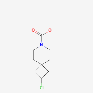 molecular formula C13H22ClNO2 B12986433 tert-Butyl 2-chloro-7-azaspiro[3.5]nonane-7-carboxylate 