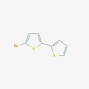 molecular formula C8H5BrS2 B1298648 5-Bromo-2,2'-bithiophene CAS No. 3480-11-3