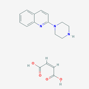 molecular formula C17H19N3O4 B129865 奎帕嗪马来酸盐 CAS No. 5786-68-5
