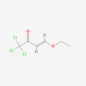 molecular formula C6H7Cl3O2 B1298660 (E)-1,1,1-trichloro-4-ethoxybut-3-en-2-one CAS No. 59938-07-7
