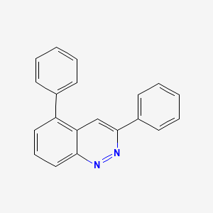 molecular formula C20H14N2 B12986700 3,5-Diphenylcinnoline 