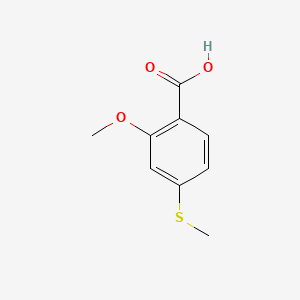 molecular formula C9H10O3S B1298672 2-Methoxy-4-(methylthio)benzoic acid CAS No. 72856-73-6