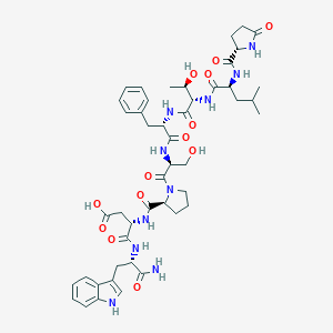 molecular formula C47H62N10O13 B129868 Dakh peptide CAS No. 129204-82-6