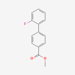 molecular formula C14H11FO2 B1298696 Methyl 2'-fluoro-1,1'-biphenyl-4-carboxylate CAS No. 80254-85-9