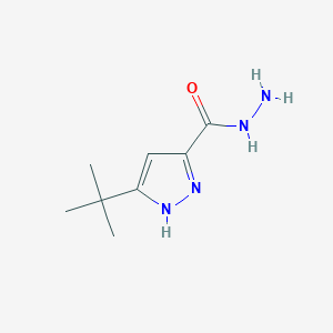 3-tert-butyl-1H-pyrazole-5-carbohydrazide